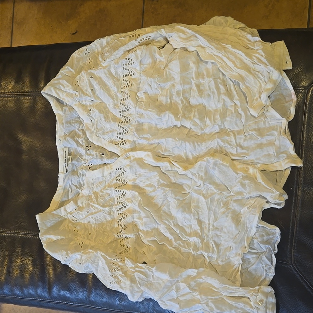 American Eagle Outfitters boho white top